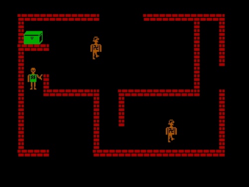 Gameplay of Castle Wolfenstein for DOS